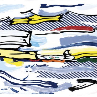 Roy Lichtenstein — Морской пейзаж из серии "Пейзажи" (C. 210)