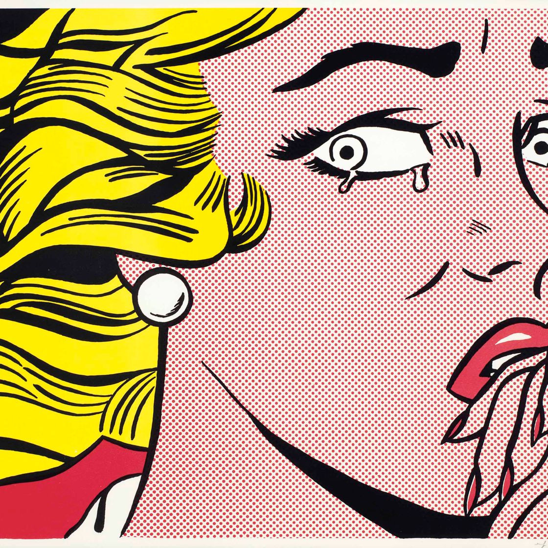 Roy Lichtenstein — Плачущая девушка