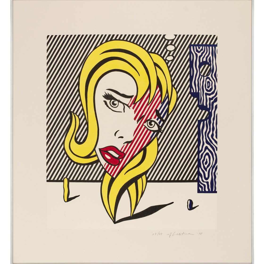 Roy Lichtenstein — Блондинка из сюрреалистической серии, изображение 2