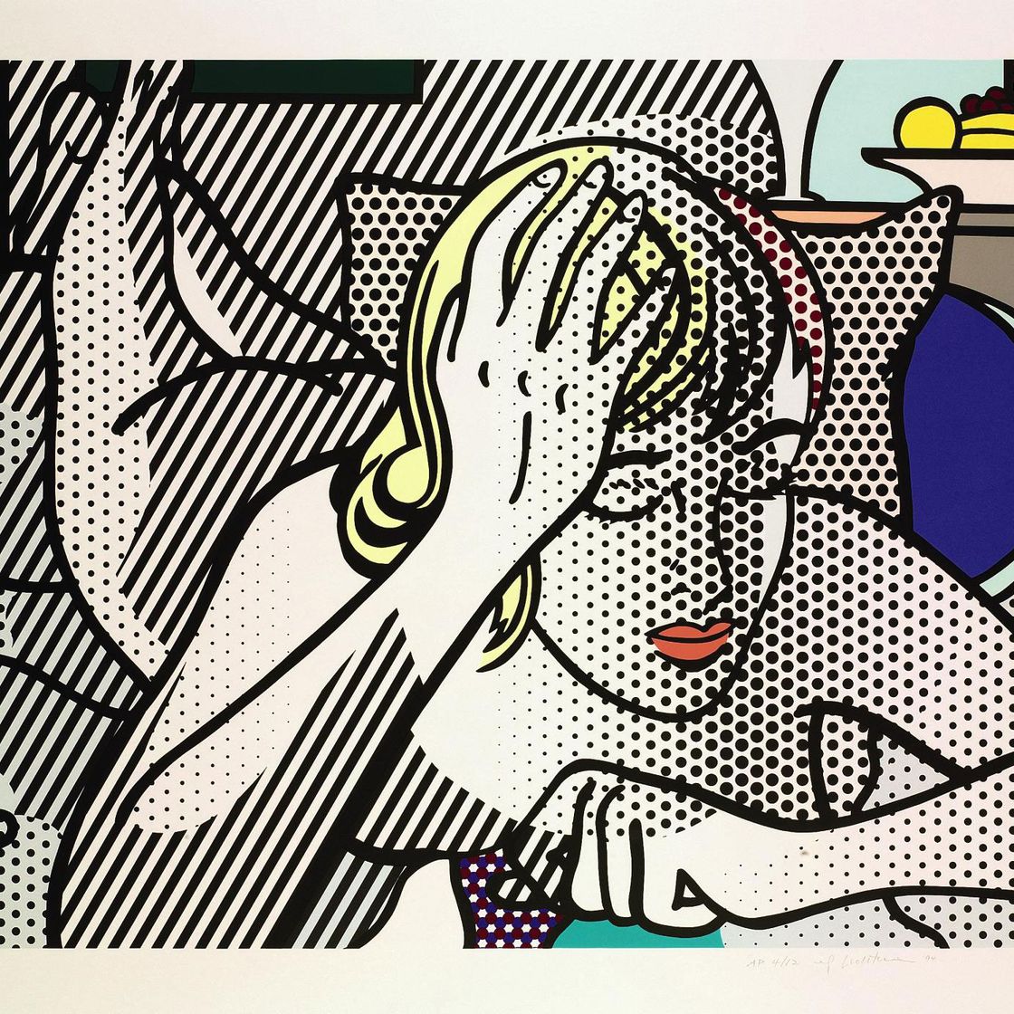 Roy Lichtenstein — Думая о обнаженной натуре, из серии "Обнаженная натура" (C. 289)