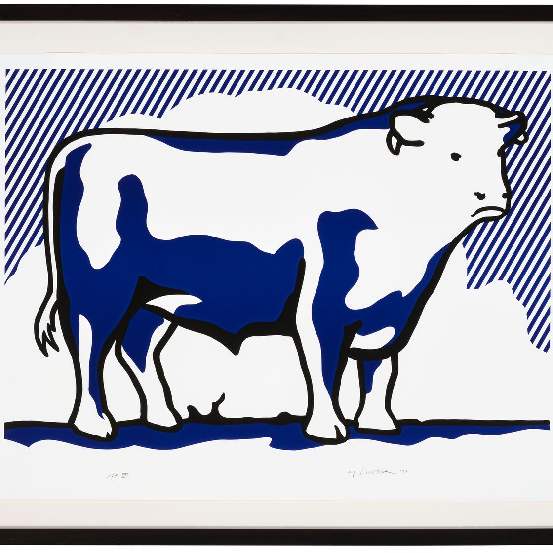 Roy Lichtenstein — Bull II, из серии Bull Profile, изображение 2