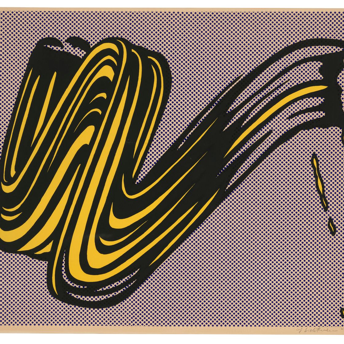 Roy Lichtenstein — Мазок кисти