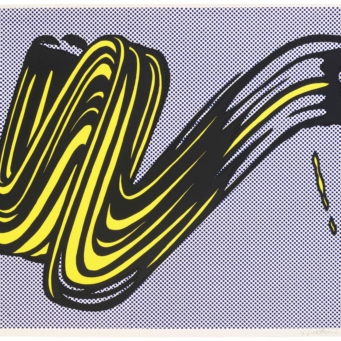 Roy Lichtenstein — Мазок кисти