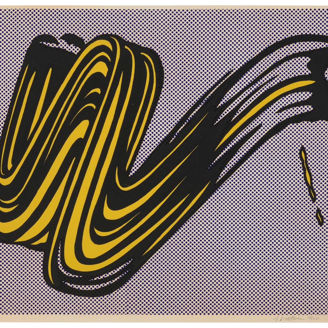 Roy Lichtenstein — Мазок кисти