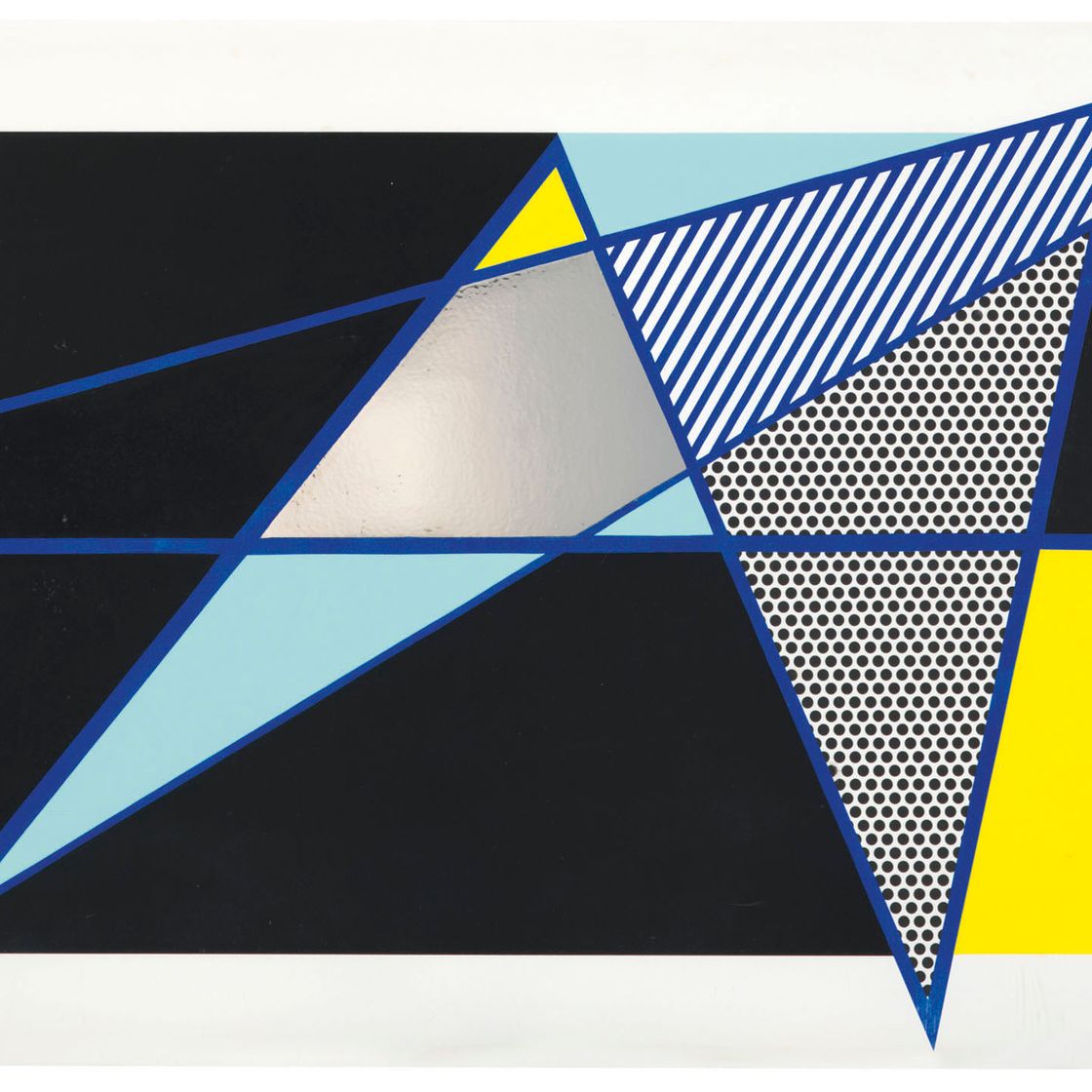 Roy Lichtenstein — Imperfect 44 3/4" x 103", из серии Imperfect