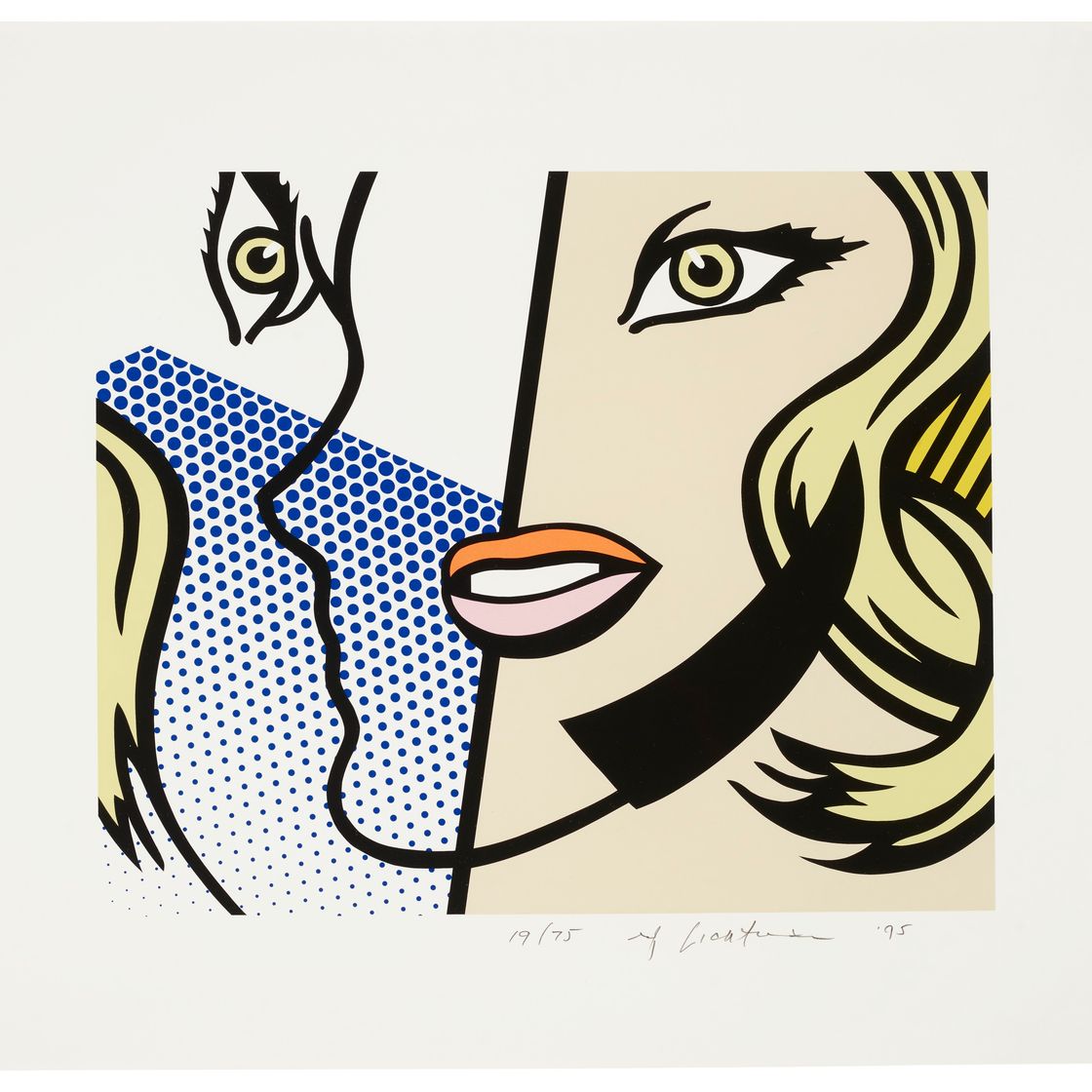 Roy Lichtenstein — Голова без названия, изображение 1