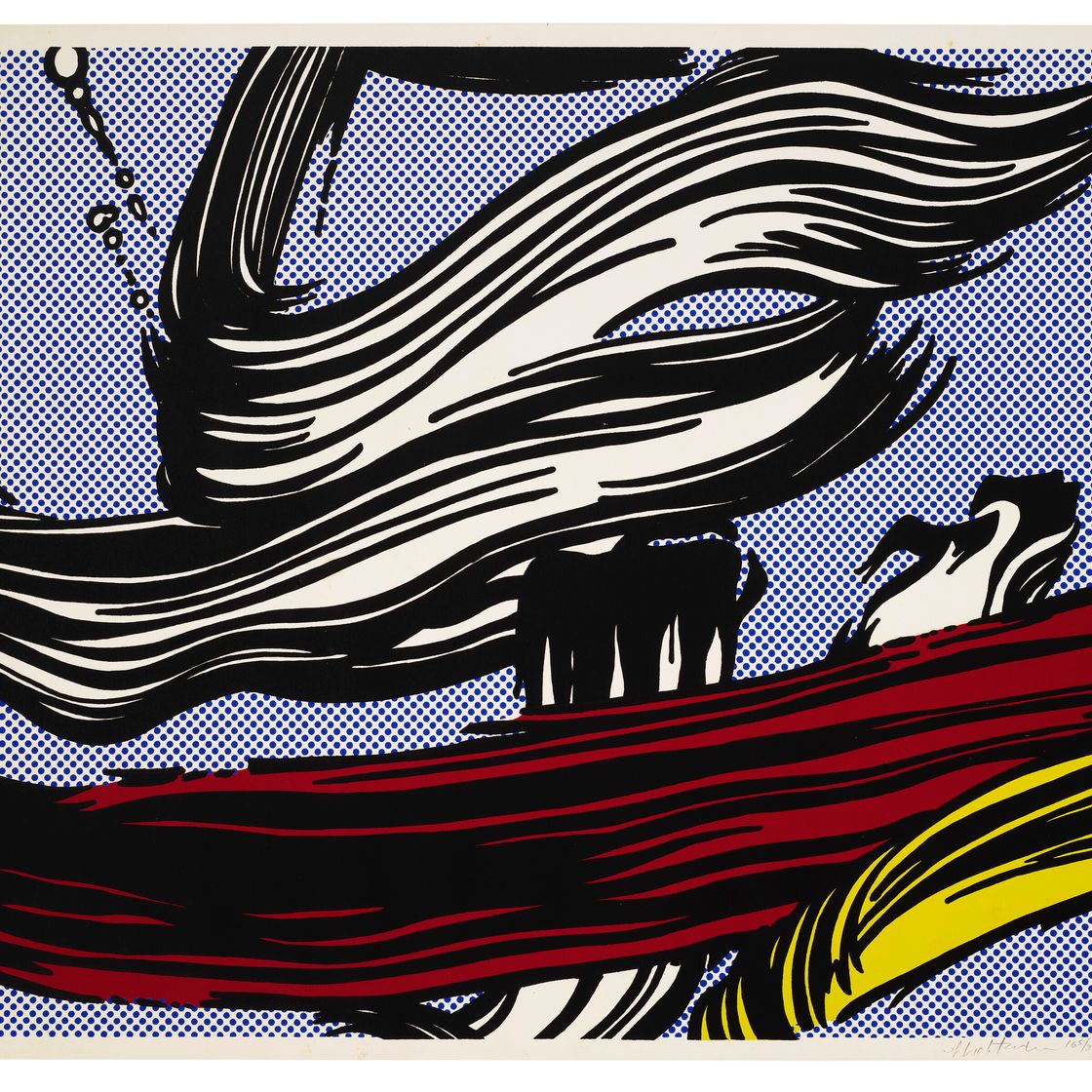Roy Lichtenstein — Мазки кисти