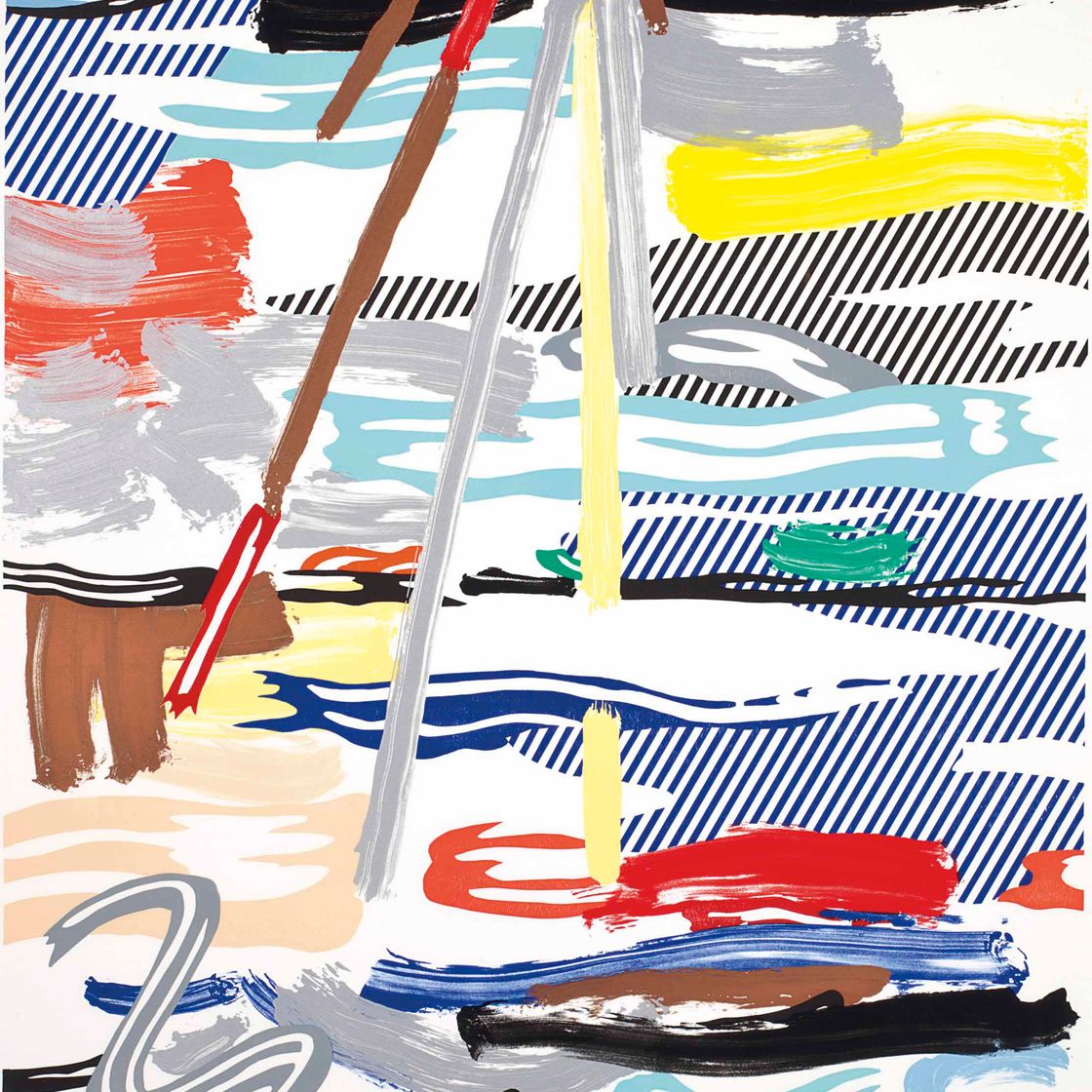 Roy Lichtenstein — Солнечный свет сквозь облака, из серии пейзажей (С. 216)