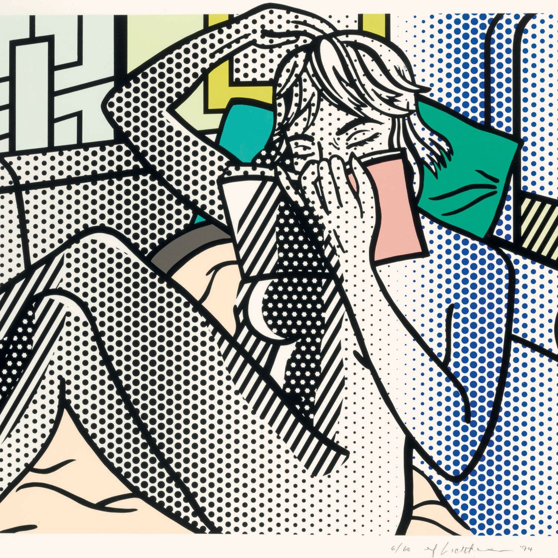 Roy Lichtenstein — Чтение в обнаженном виде, из "Обнаженной натуры" (С. 288)