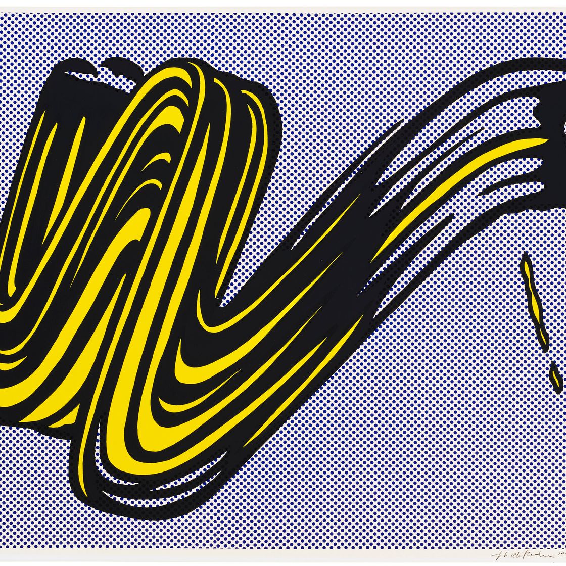 Roy Lichtenstein — Мазок кисти