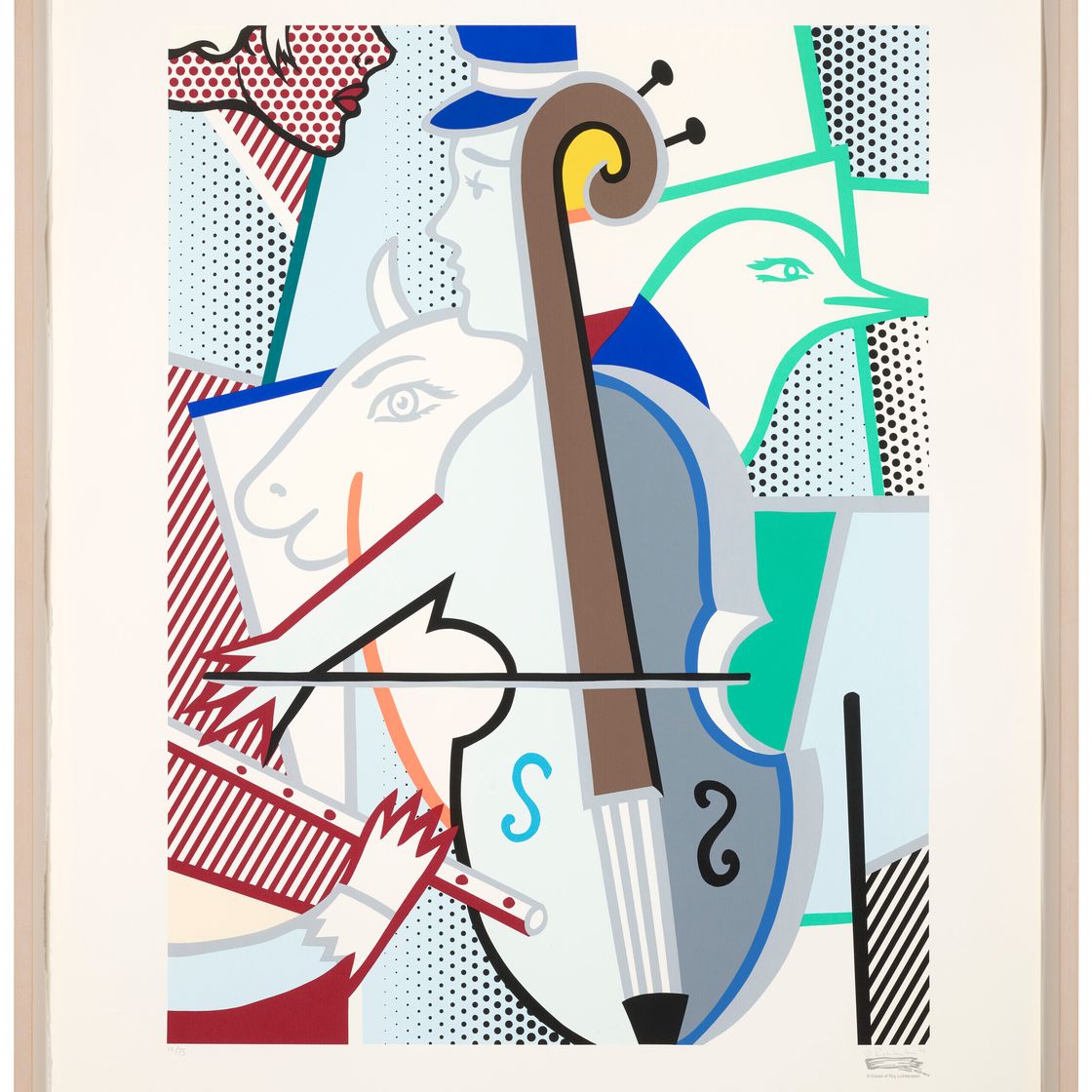 Roy Lichtenstein — Кубистическая виолончель, изображение 2