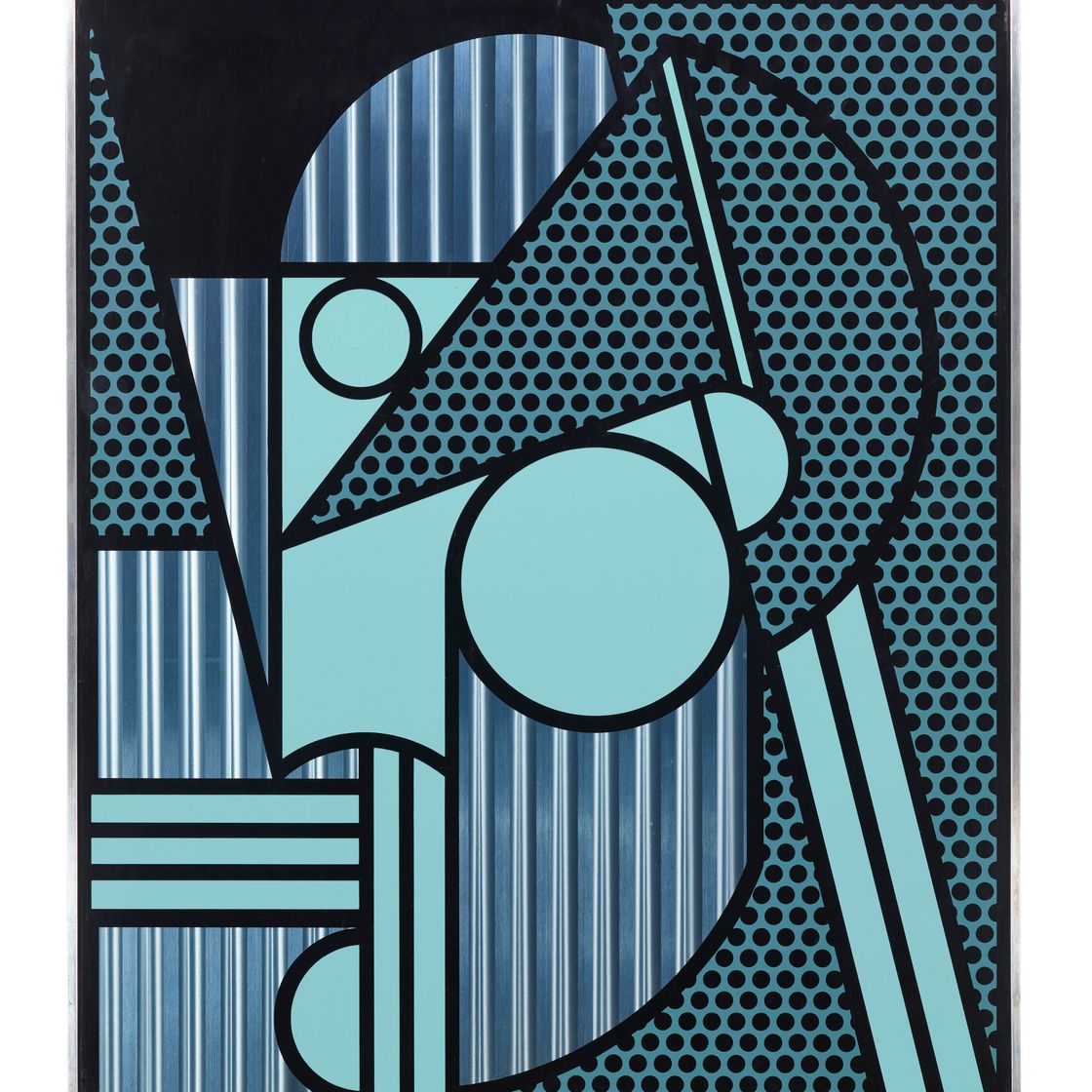 Roy Lichtenstein — Современная головка №4, из серии Modern Head