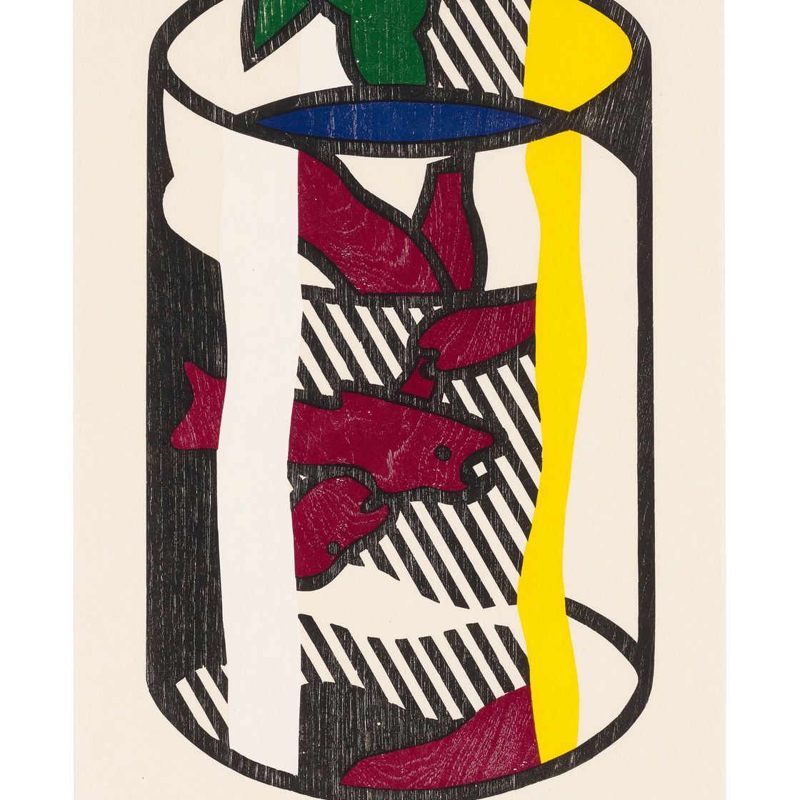 Roy Lichtenstein — Аквариум с золотыми рыбками, изображение 1