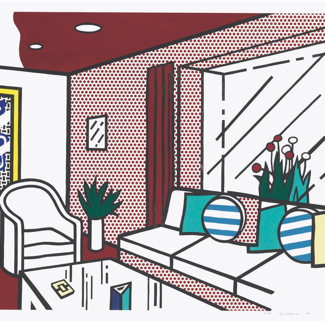 Roy Lichtenstein — Гостиная из серии "Интерьер" (C. 250)