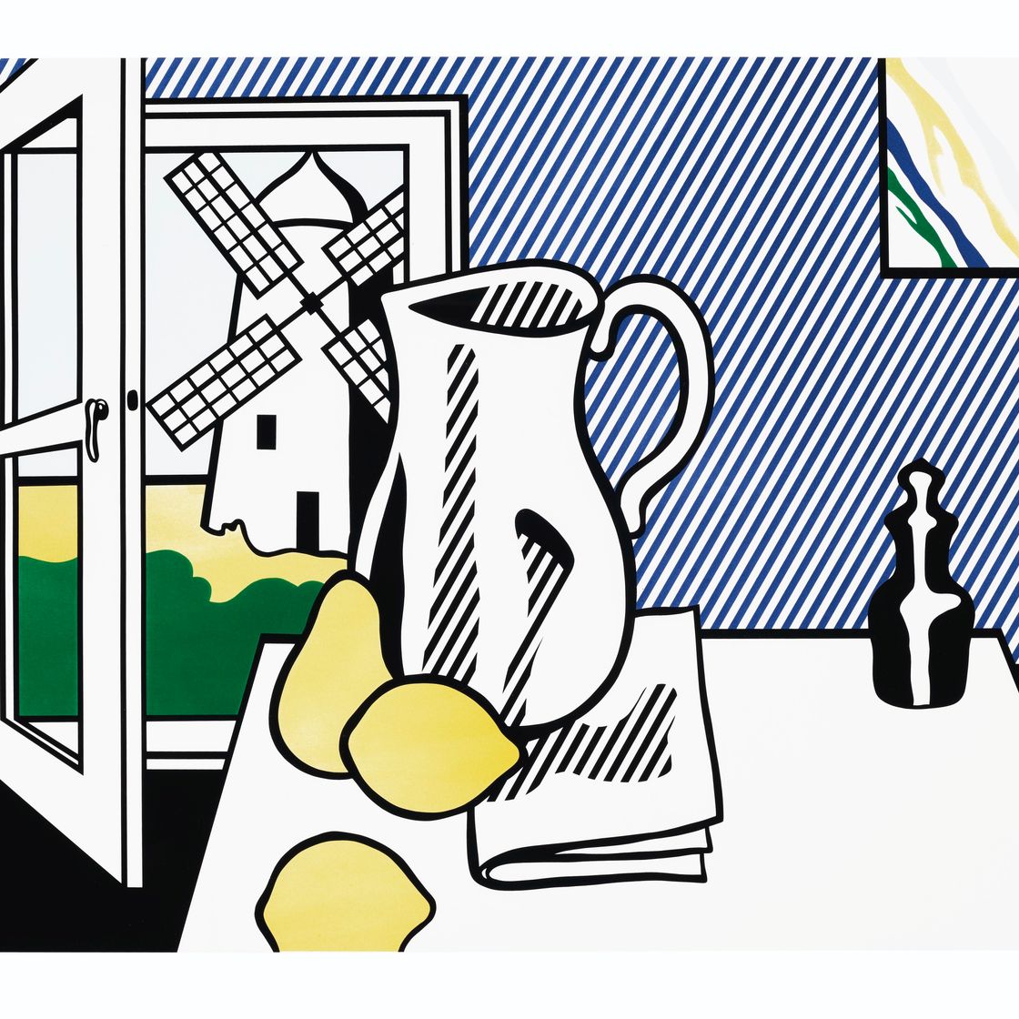 Roy Lichtenstein — Натюрморт с ветряной мельницей