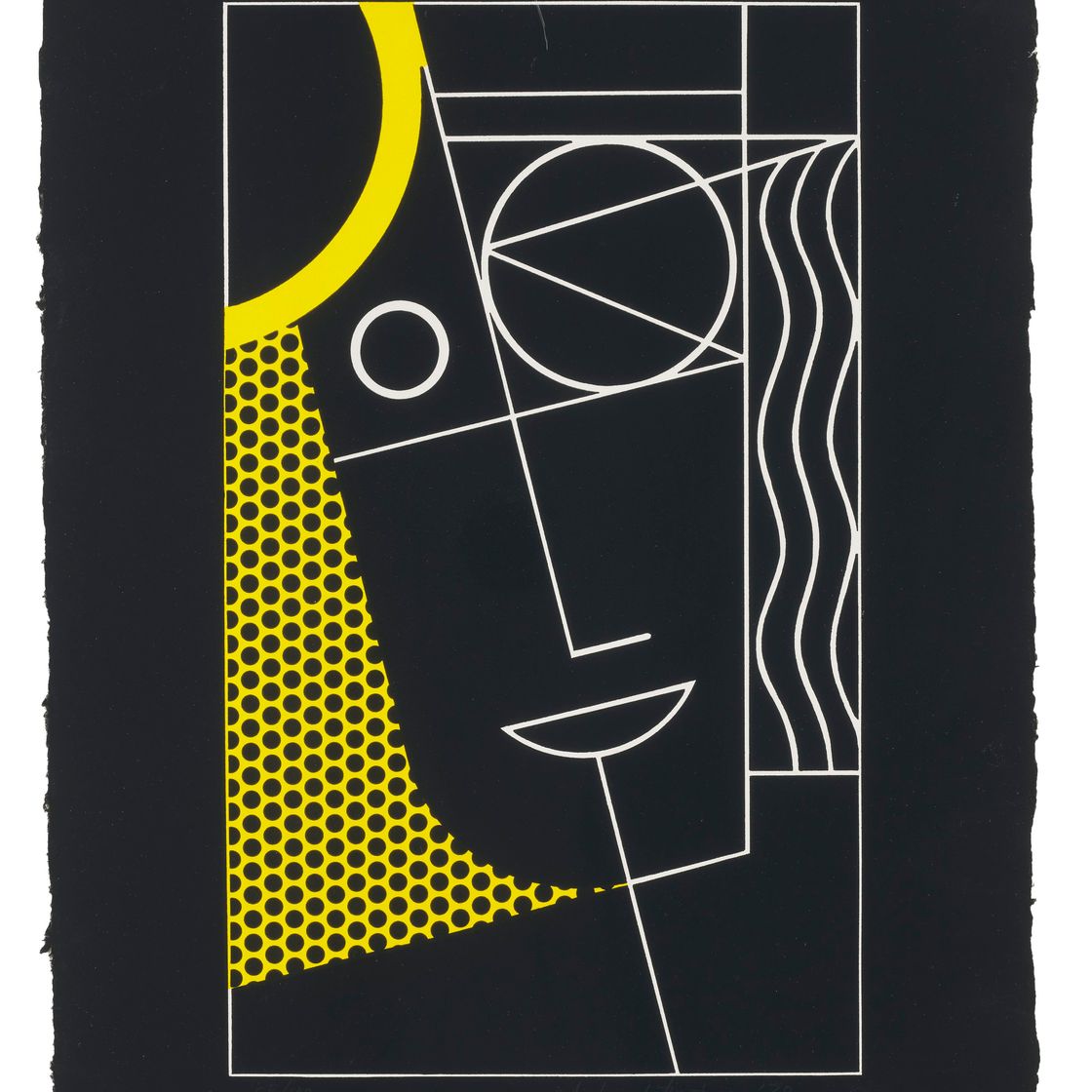 Roy Lichtenstein — Современная головка №2, из серии Modern Head, изображение 1
