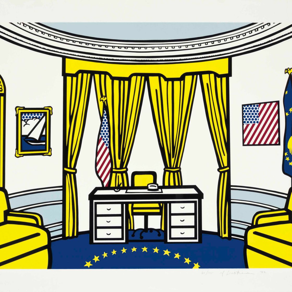 Roy Lichtenstein — Овальный кабинет