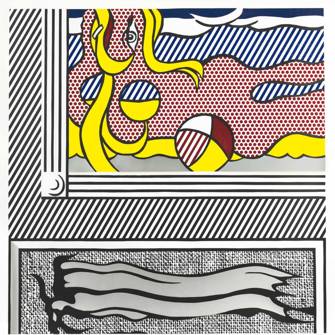 Roy Lichtenstein — Две картины: Пляжный мяч, из картин