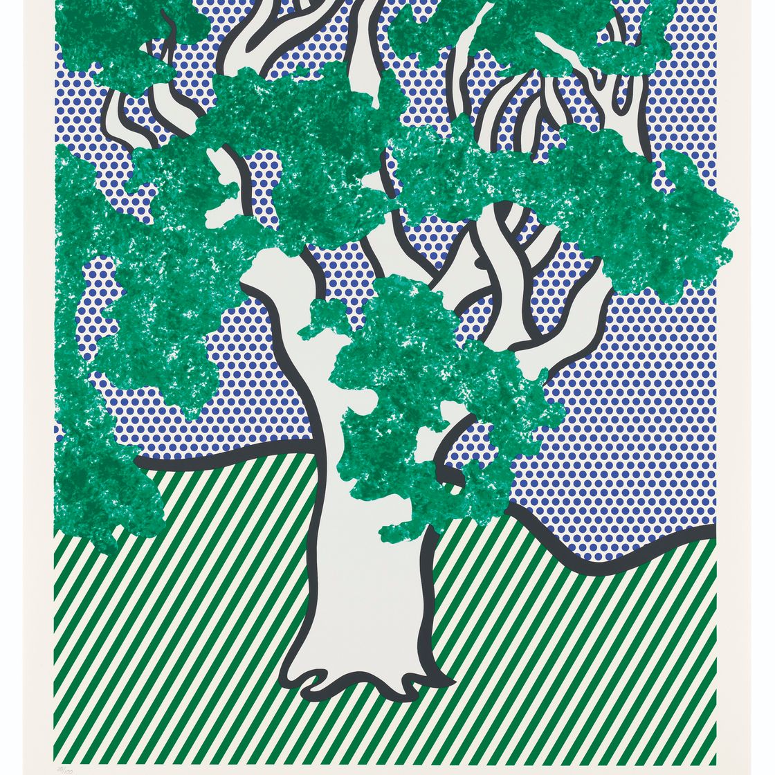 Roy Lichtenstein — Тропический лес, из: Колумбус: В поисках нового завтрашнего дня
