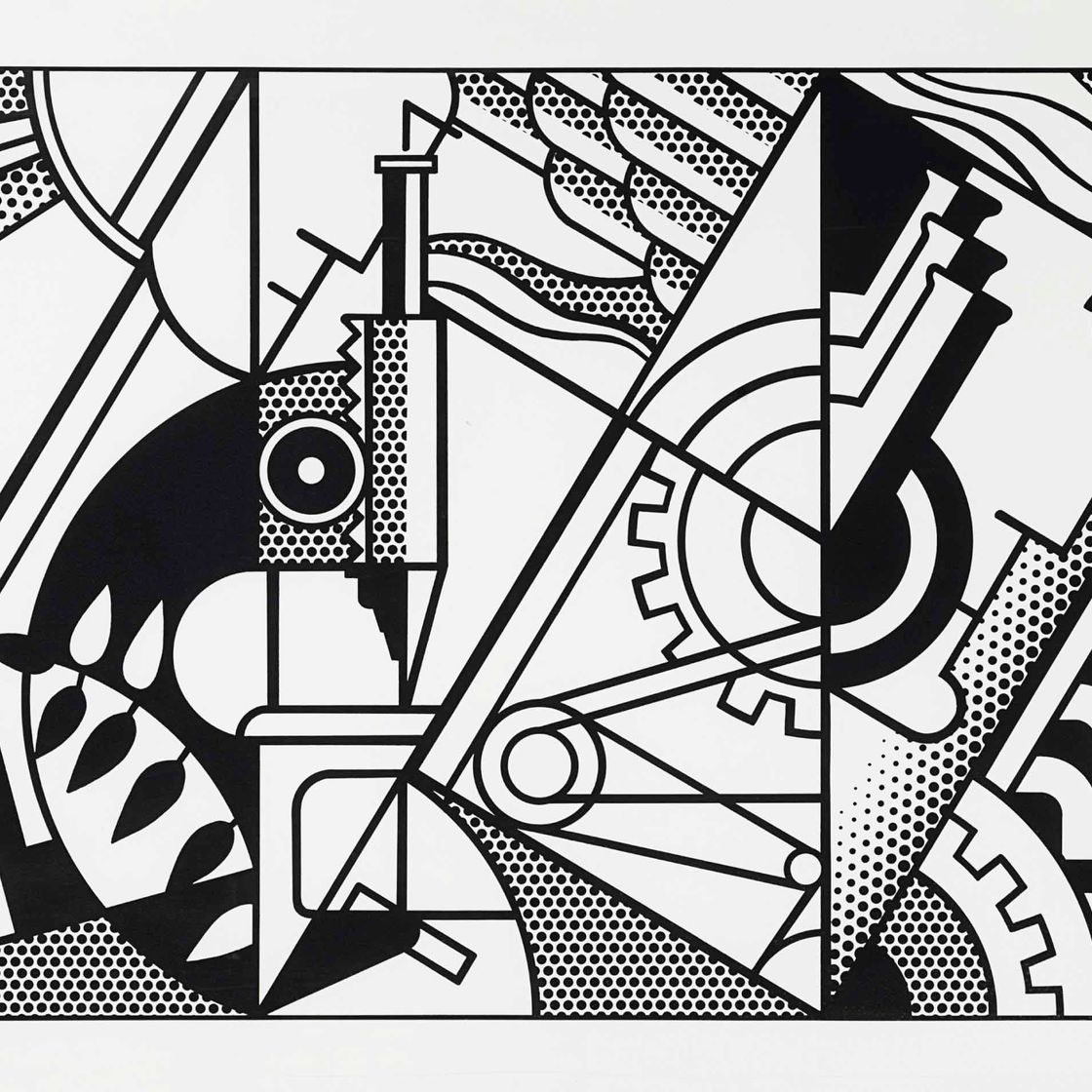 Roy Lichtenstein — Мир через химию III, из серии "Мир через химию"