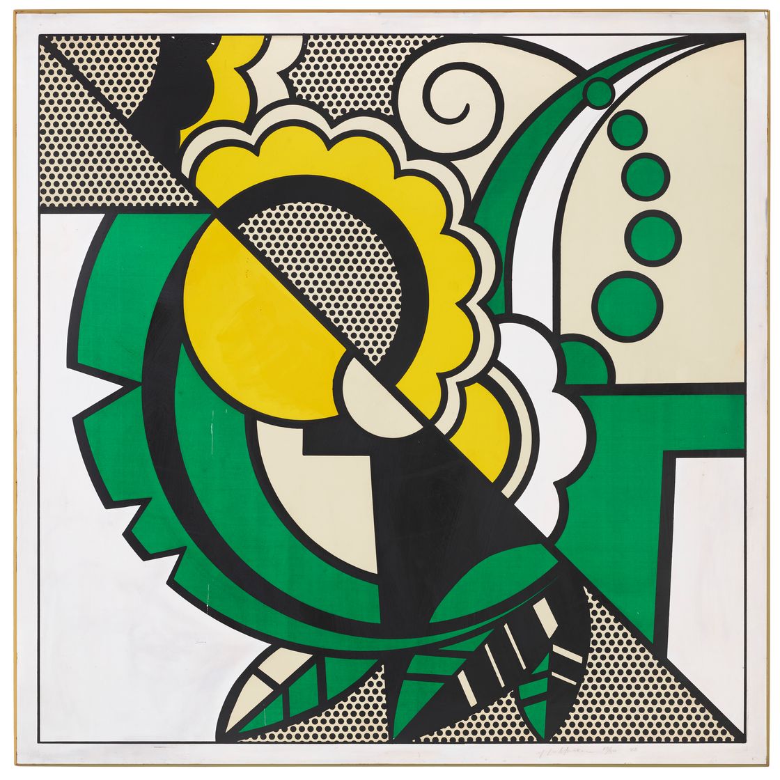 Roy Lichtenstein — Натюрморт с городской сцены