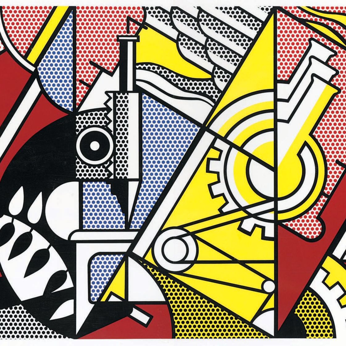 Roy Lichtenstein — Мир через химию I, из книги "Мир через химию" (С. 96)