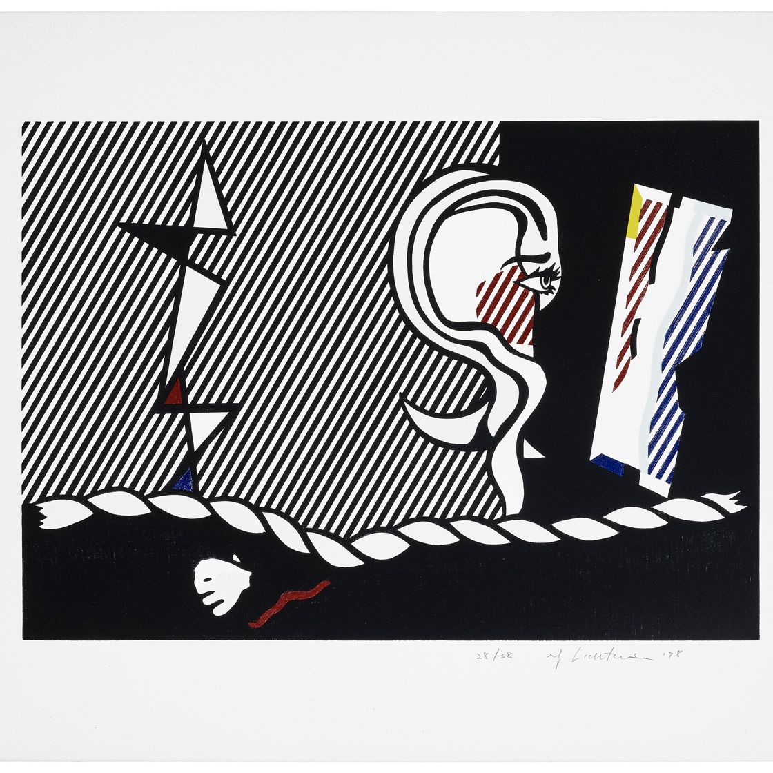 Roy Lichtenstein — Фигурки с веревкой из сюрреалистической серии, изображение 1