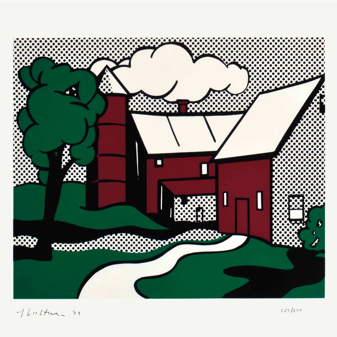 Roy Lichtenstein — Красный амбар