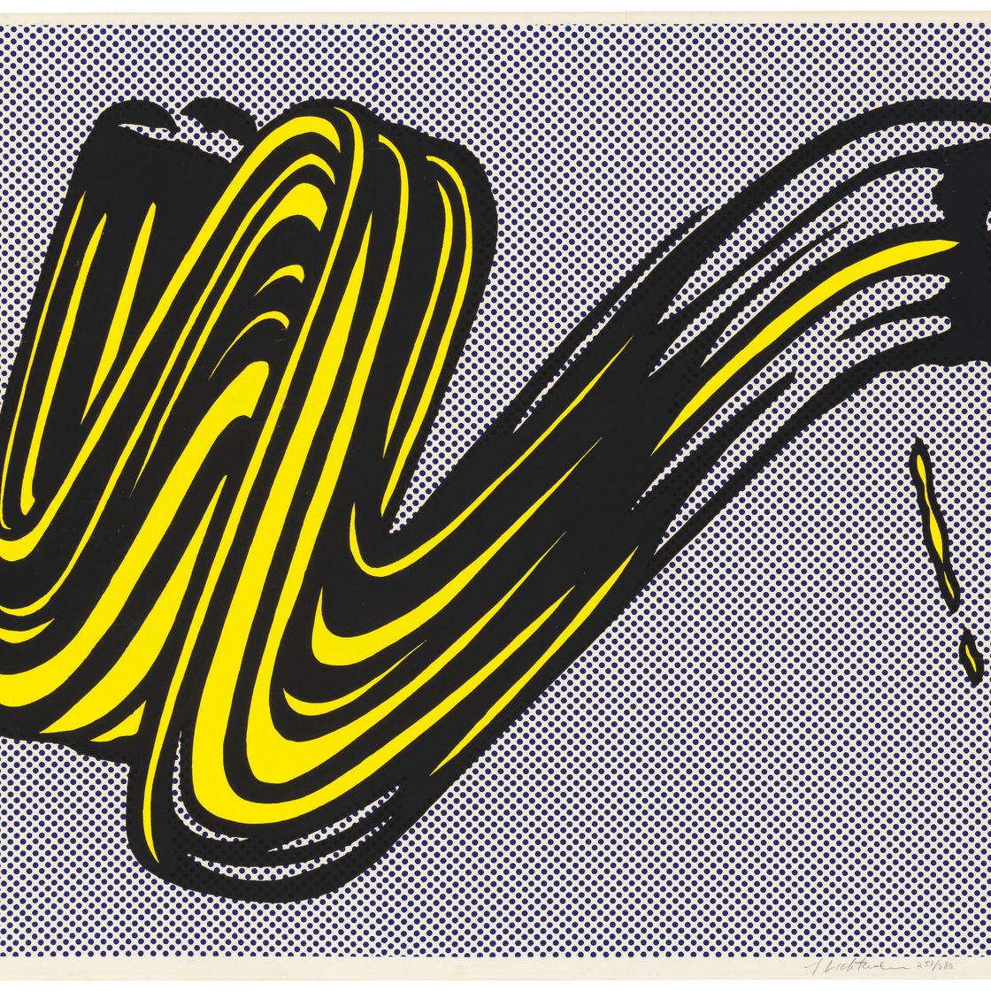 Roy Lichtenstein — Мазок кисти