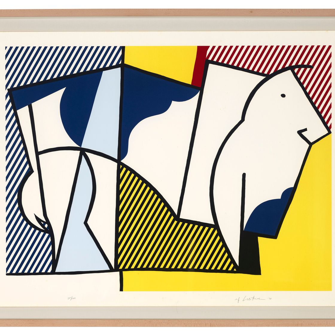 Roy Lichtenstein — Bull III, из серии Bull Profile, изображение 2