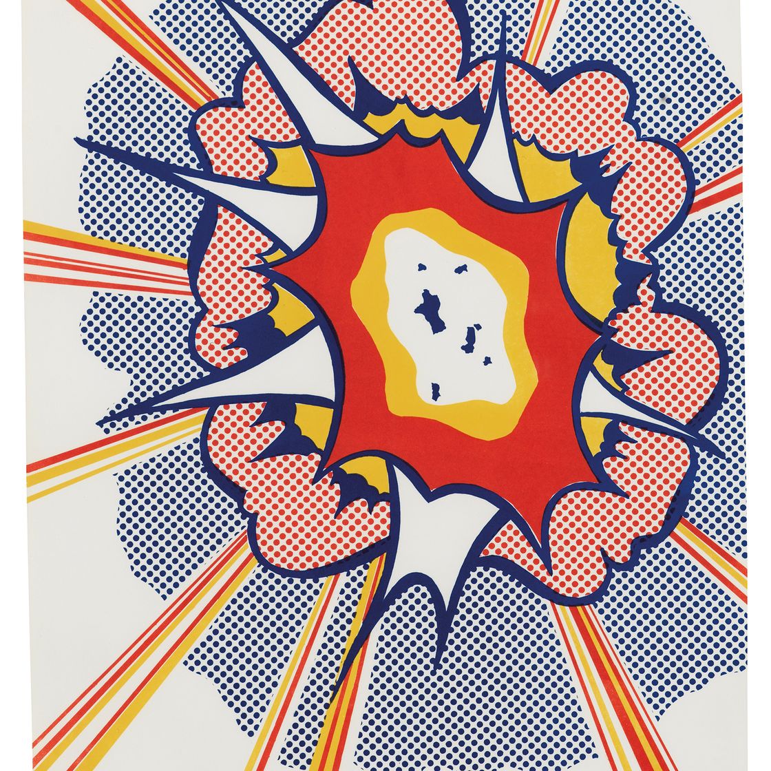 Roy Lichtenstein — Взрыв, из портфолио 9