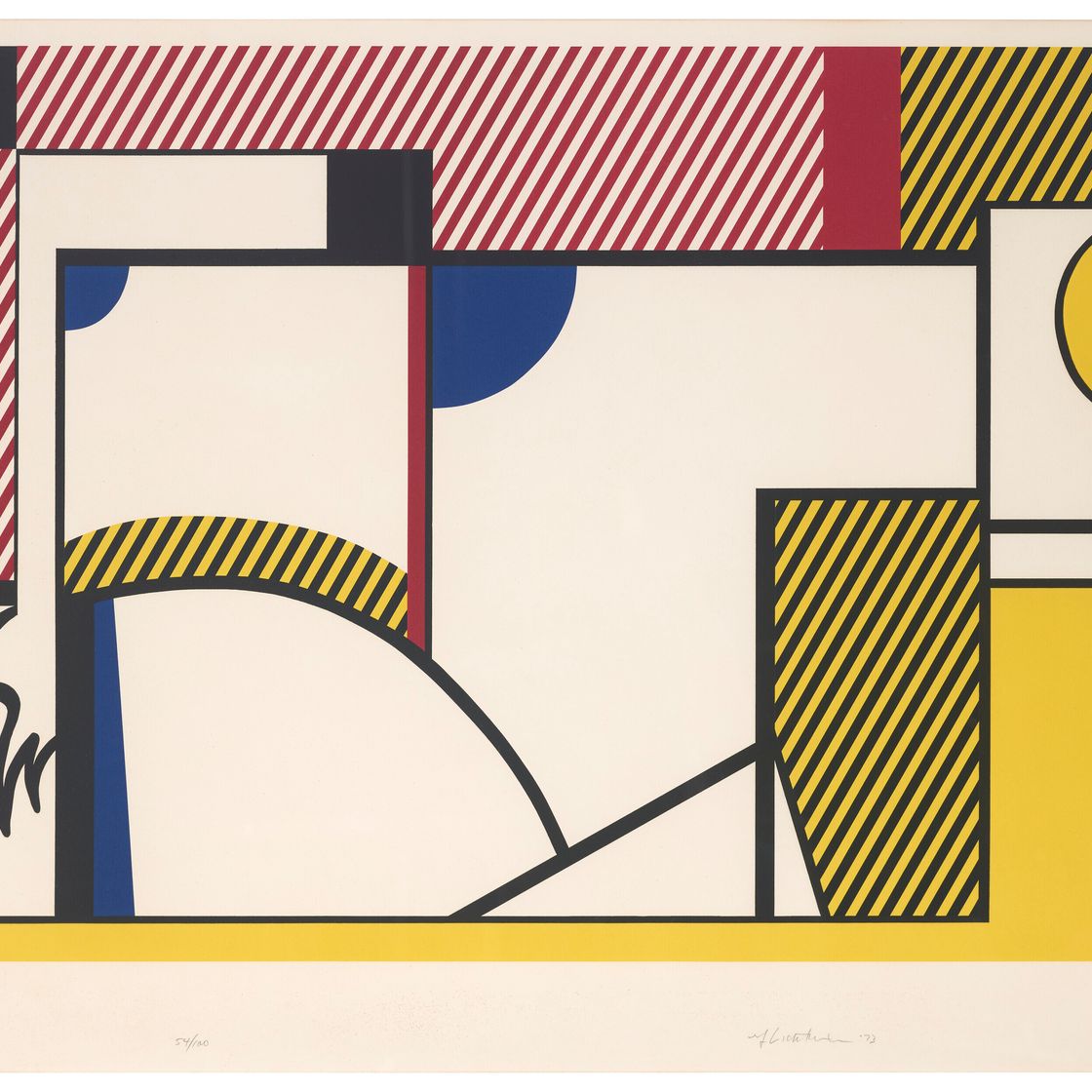 Roy Lichtenstein — Bull IV, из серии профилей Bull, изображение 1