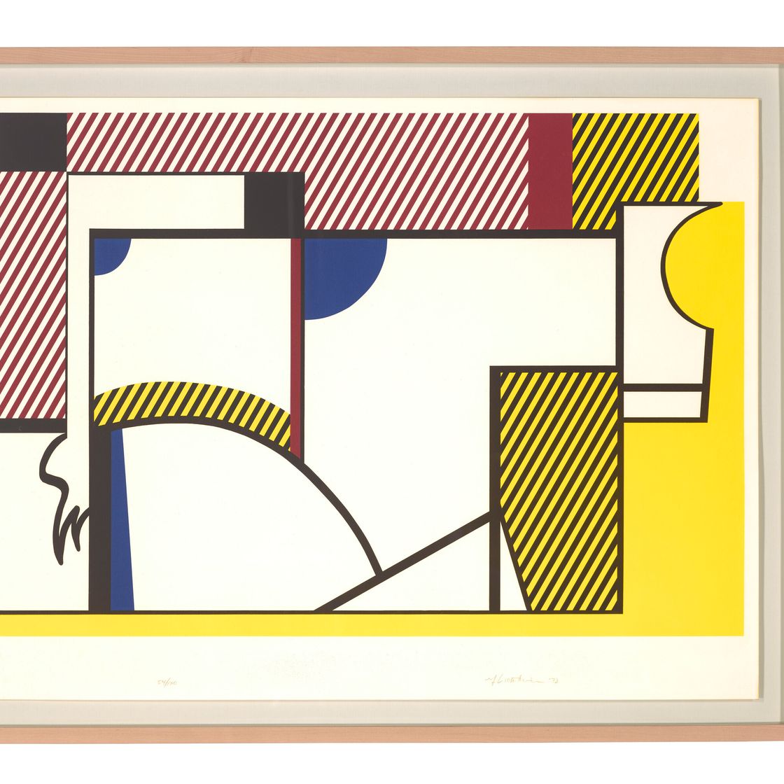 Roy Lichtenstein — Bull IV, из серии профилей Bull, изображение 2