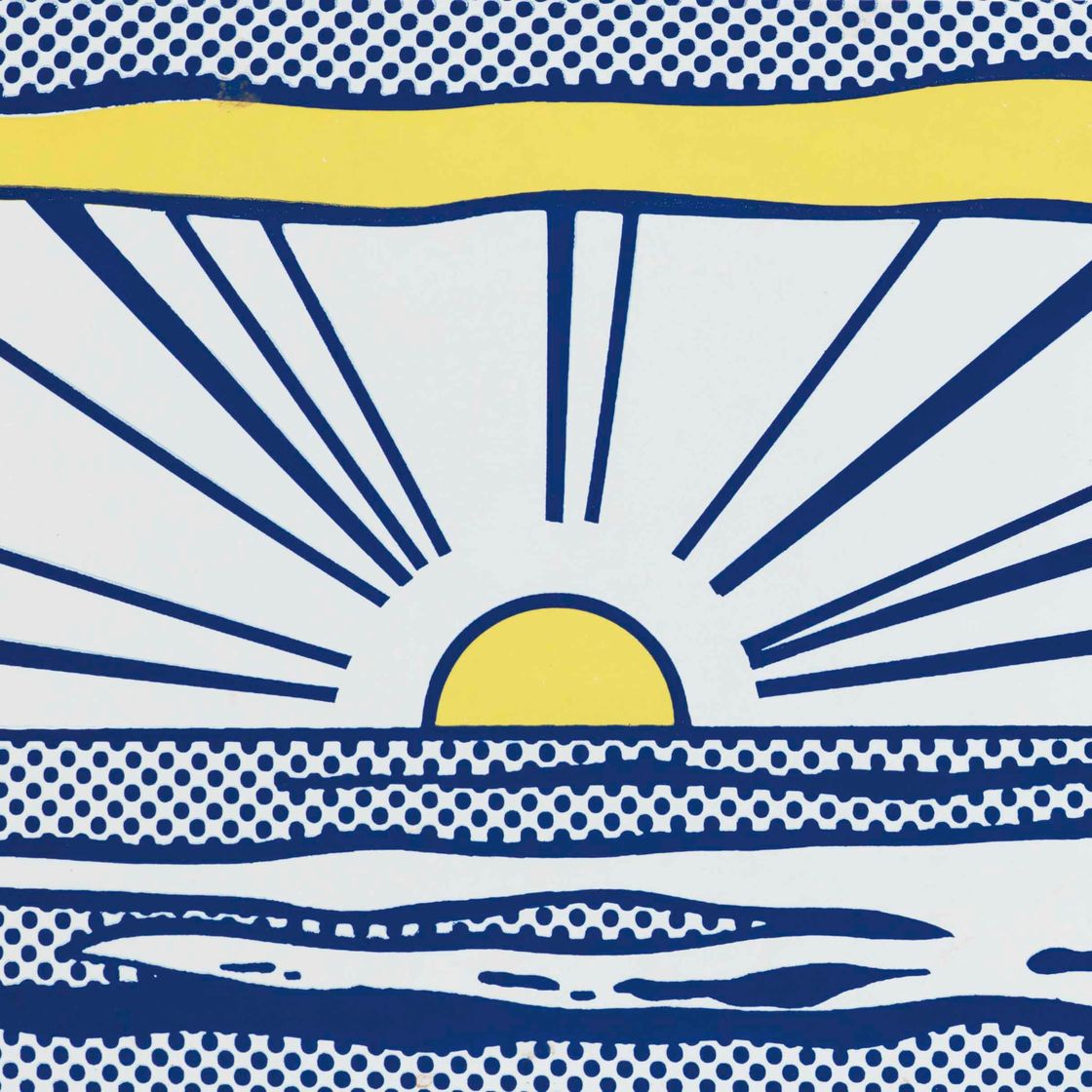 Roy Lichtenstein — Восход солнца, из семи предметов в коробке