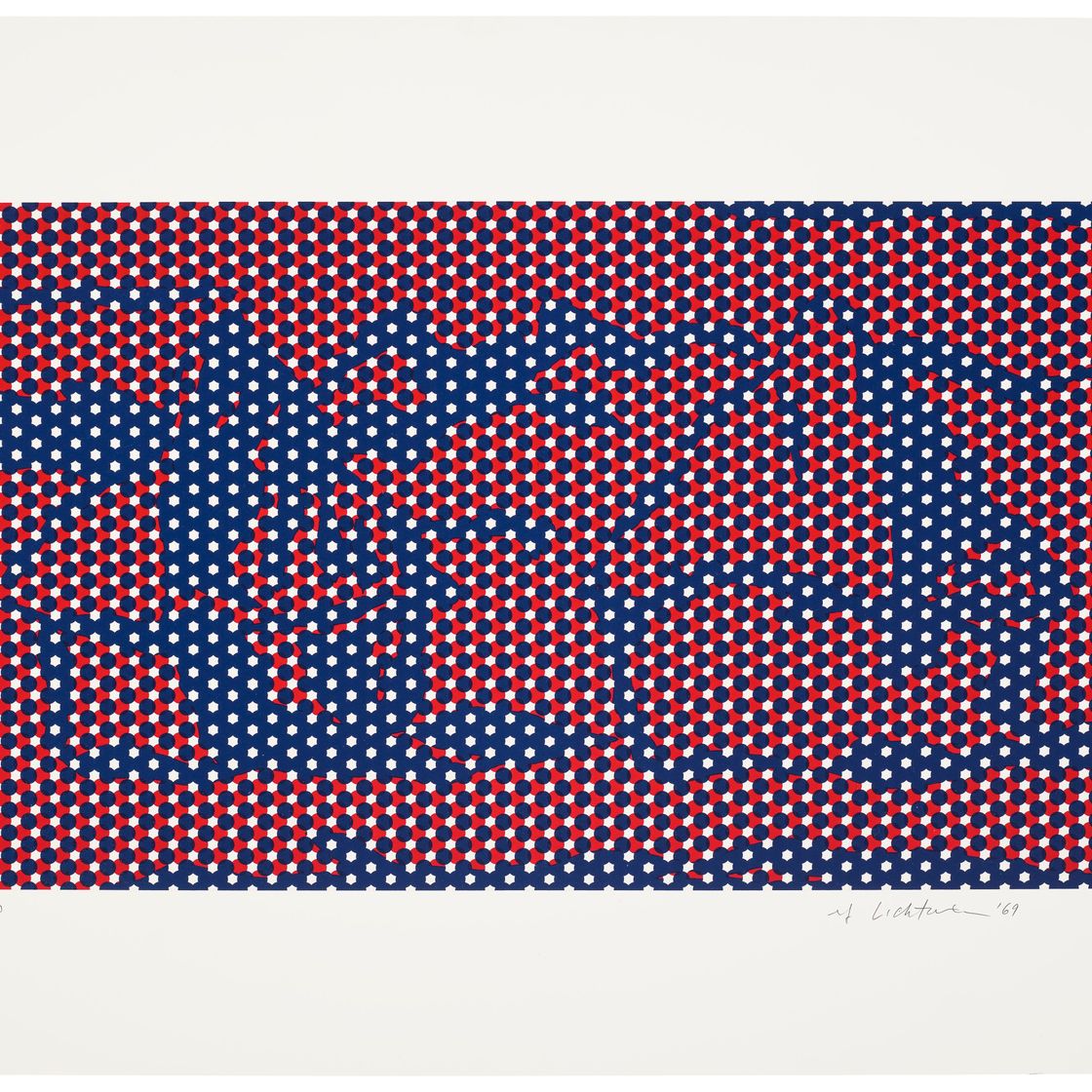 Roy Lichtenstein — Стог сена №4, из серии "Стог сена", изображение 1