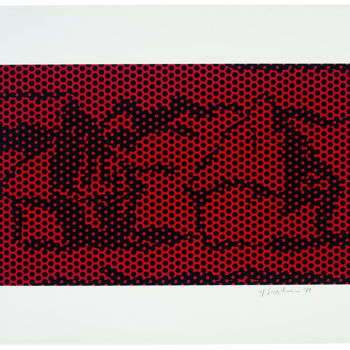 Roy Lichtenstein — Стог сена №6, из серии "Стог сена", изображение 1