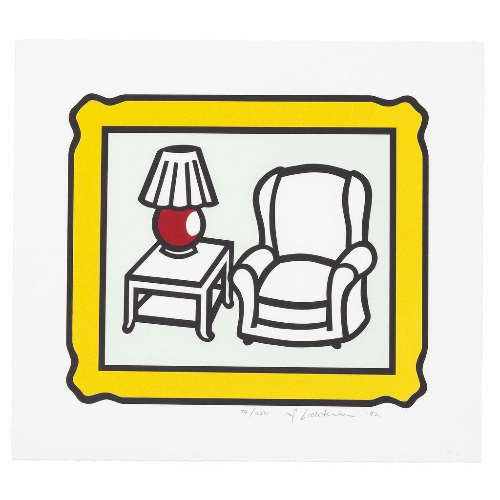 Roy Lichtenstein — Красная лампа
