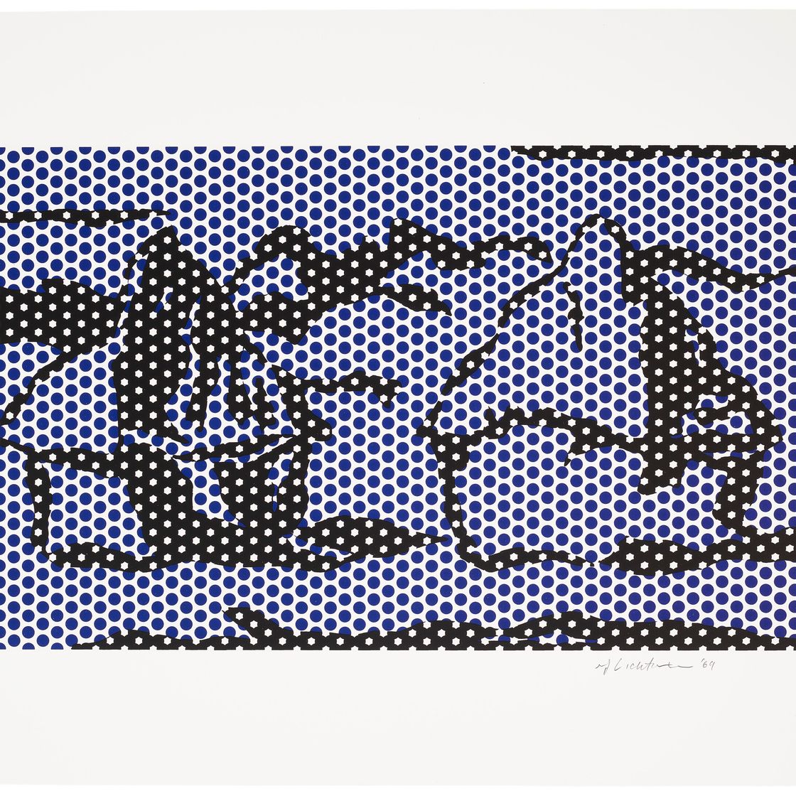 Roy Lichtenstein — Стог сена №3, из серии "Стог сена", изображение 1