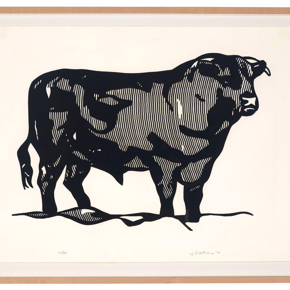 Roy Lichtenstein — Bull I, из серии профилей Bull, изображение 2
