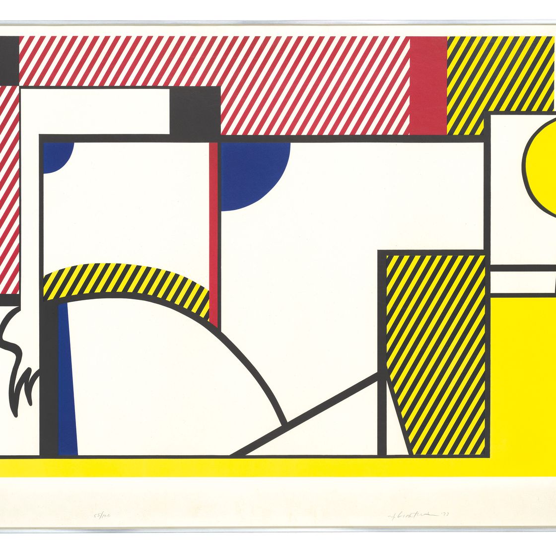 Roy Lichtenstein — Bull IV, из серии Bull Head