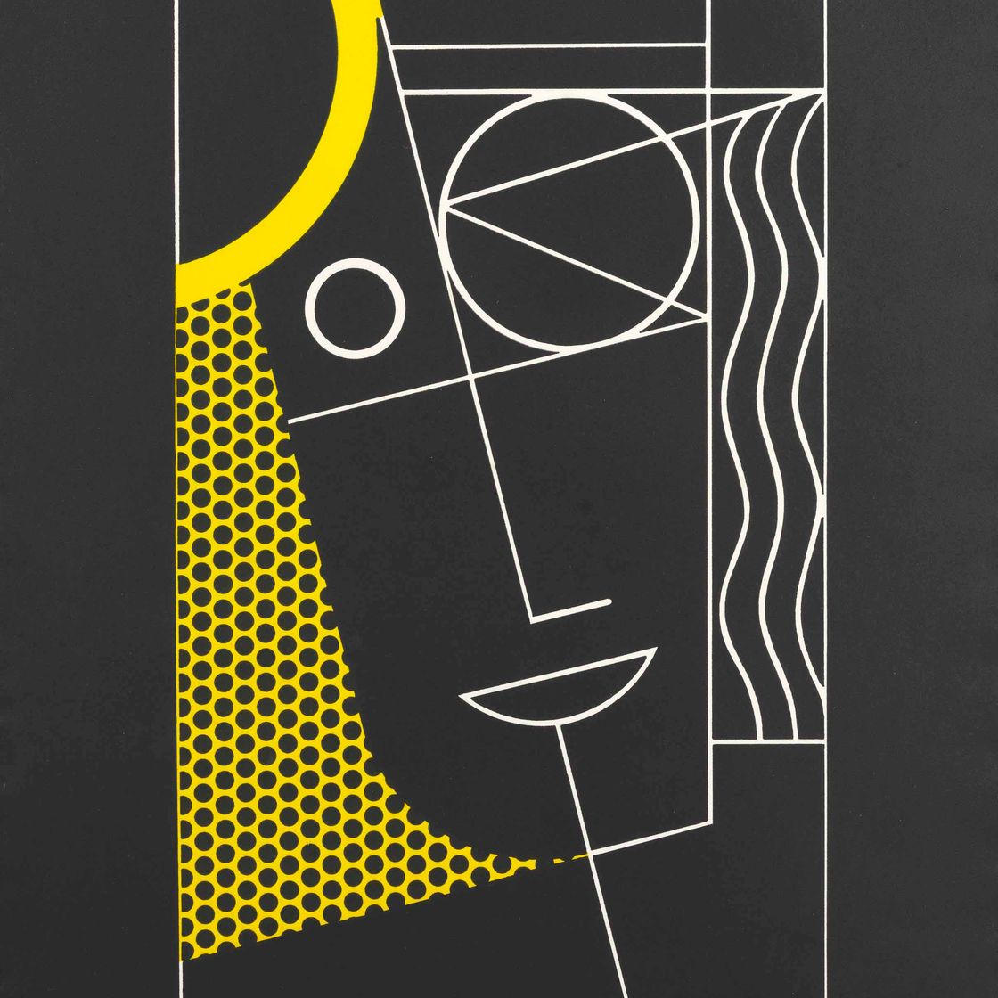 Roy Lichtenstein — Современная голова №2, от Modern Head