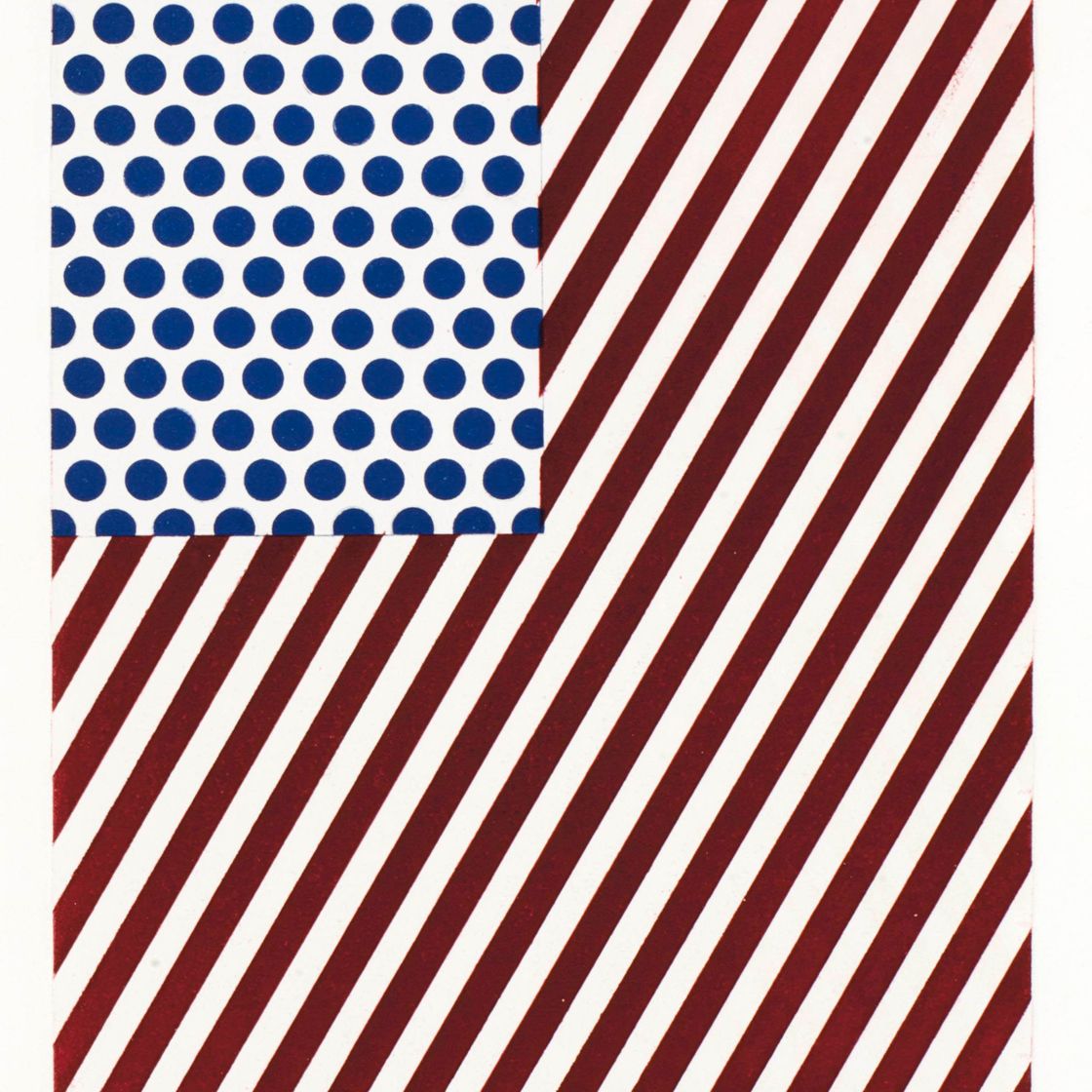 Roy Lichtenstein — Иллюстрация к "Америке" из "Нового парашюта Америки" (C. 267)