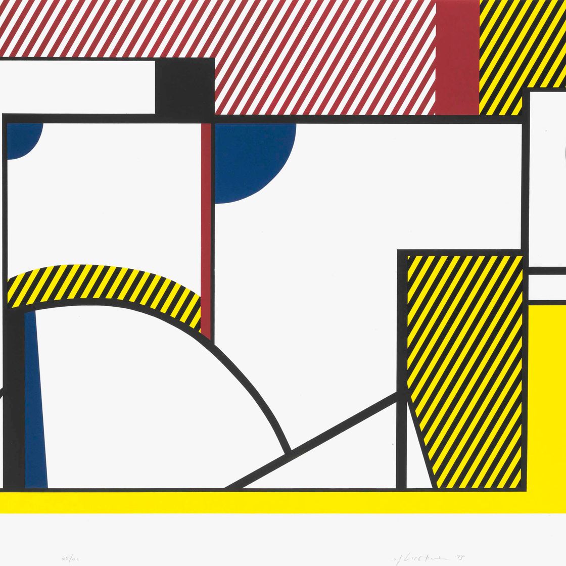 Roy Lichtenstein — Булл IV, из профиля Булла
