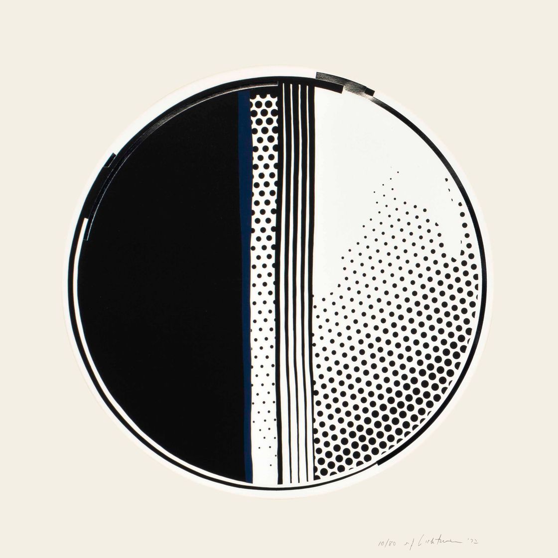 Roy Lichtenstein — Зеркало №1, из серии Mirror