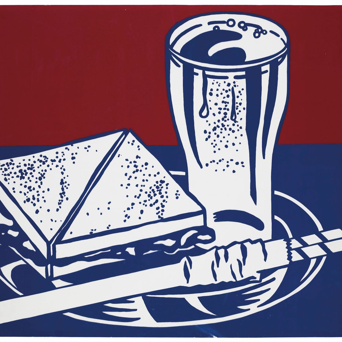 Roy Lichtenstein — Сэндвич с содовой из десяти работ десяти художников