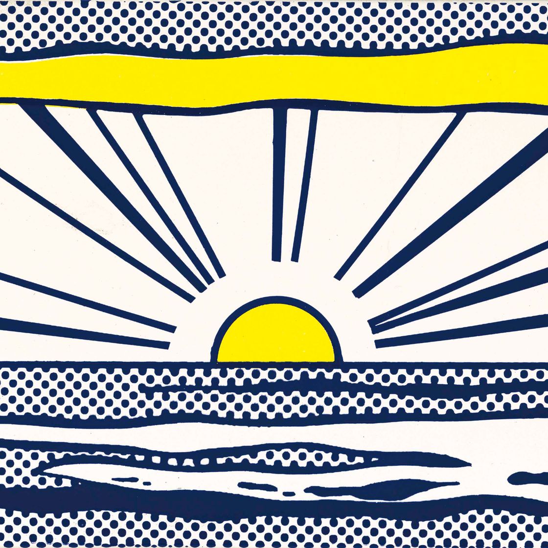 Roy Lichtenstein — Восход солнца, из семи предметов в коробке