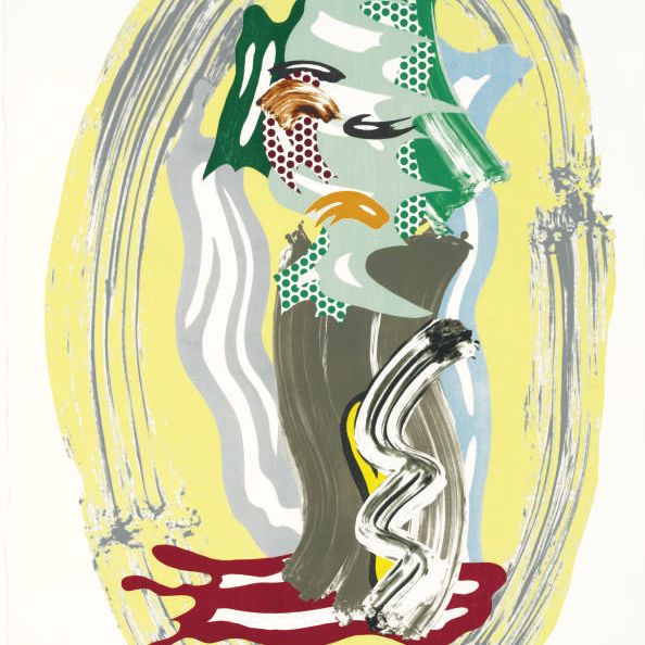 Roy Lichtenstein — Зеленое лицо, выполненное мазками кисти (С. 232)