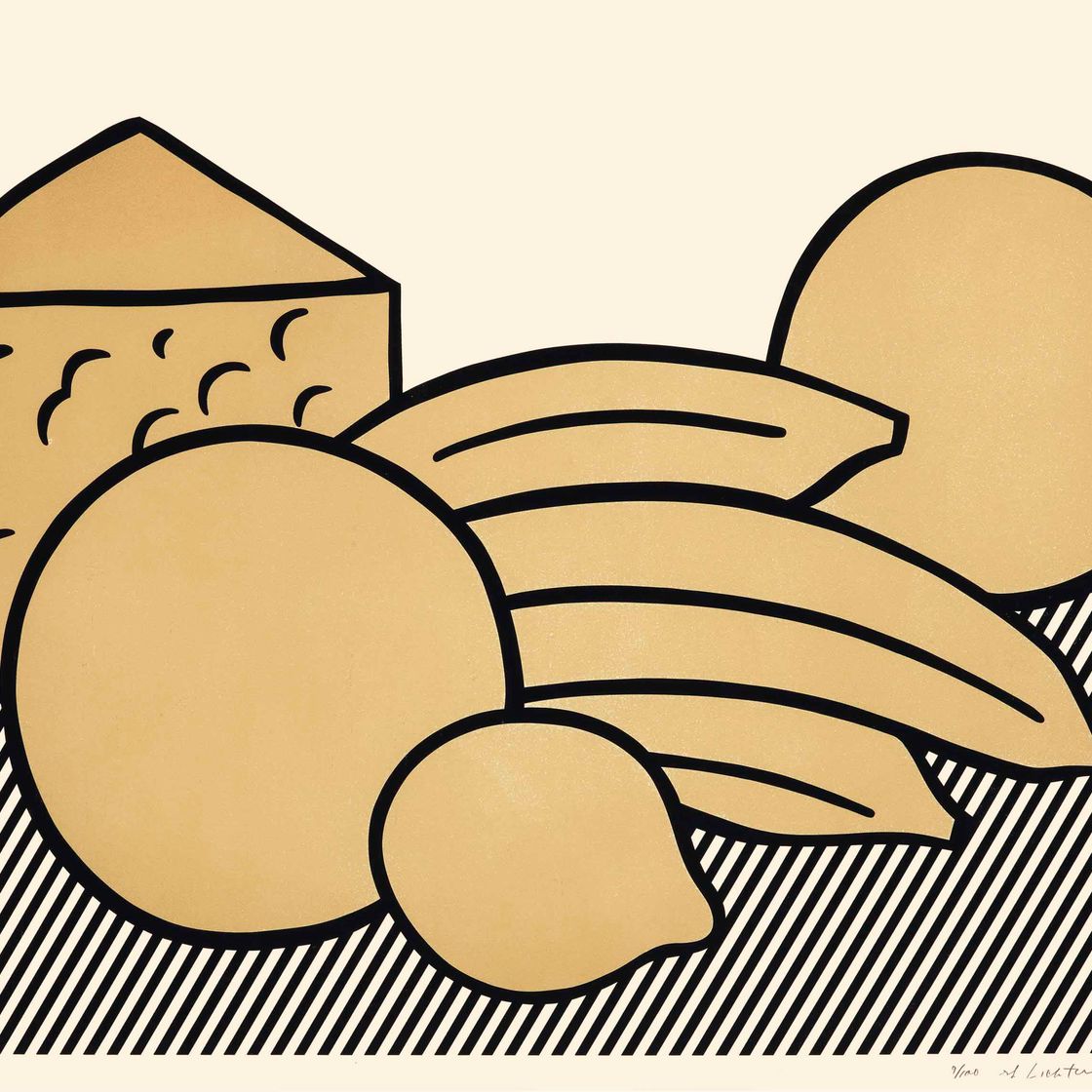 Roy Lichtenstein — Желтый натюрморт