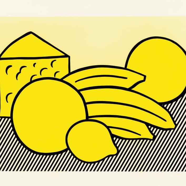 Roy Lichtenstein — Желтый натюрморт, из шести натюрмортов (C. 133)