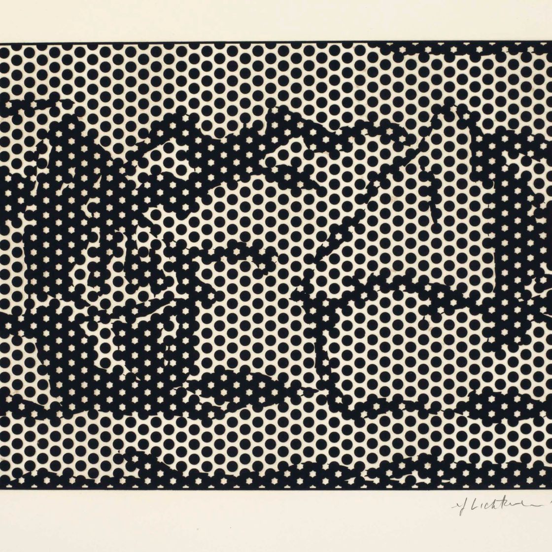 Roy Lichtenstein — Стог сена №7, из серии "Стог сена"